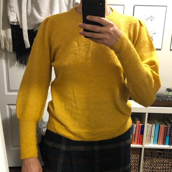 2/$50 ✨ H&M Puffy Sleeve Knit Sweater - Picture 3 of 5